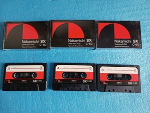ナカミチ Nakamichi SX C-60 カセットテープ 1本