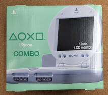 【ヒンジ難有り】プレイステーション PSone＆LCDモニター COMBO【箱・説明書付属】PS one 本体 専用 液晶モニター コンボ SCPH-100 / 130_画像1