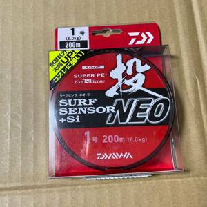  free shipping unused Daiwa Surf sensor Neo +Si.1 number 200m 1.0 number Surf sensor NEO