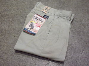 ビンテージ80's●DEADSTOCK Levi's SILVER TABツータックチノトラウザーズ表記W28 L34●240221i7-m-pnt-ot-w28チノパンツリーバイス