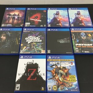 PS4 Play Station4 ファイナルファンタジーⅦ リメイク/PAYDAY2など ソフト10枚セット 北米版 18歳以上対象商品有り ユーズド