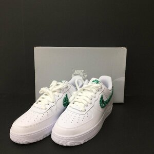 NIKE WMNS AIR FORCE1 LOW 07ナイキ エアフォース1ロー07 メンズスニーカー エッセンシャルグリーンペイズリー 27.0㎝ 店頭展示品 未使用品