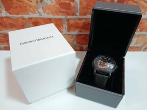 EMPORIO ARMANI エンポリオアルマーニ 腕時計 AR60012 自動巻き 生活防水 動作確認済み ユーズド