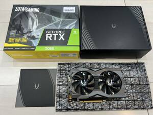 極美品　使用時間少なめ　ZOTAC GAMING GeForce RTX 2060 6GB 192BIT グラフィックスボード ZT-T20600H-10M