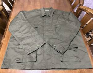 【送料無料】BDU 上着 オリーブドラブ ロスコ 長袖シャツ 迷彩服 米軍 メンズ 2XL