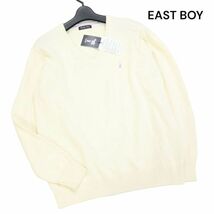 未使用★ EAST BOY Venus イーストボーイ ヴィーナス 通年 コットン ニット スクール セーター Sz.11　レディース 女子 学生　K4T00098_1#L_画像1