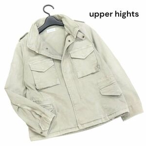 upper hights アッパーハイツ 202065 ヴィンテージ加工THE SIXTY FIVE M-65 ミリタリー ジャケット Sz.1　レディース　K4T00131_2#O