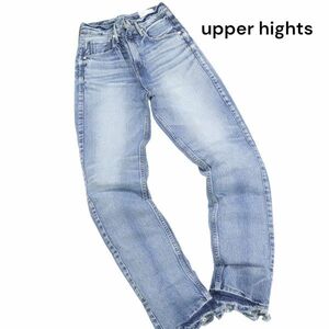 upper hights upper heights 187239 [THE ELENA] damage processing high waist Denim pants jeans Sz.23 lady's K4B00133_2#R