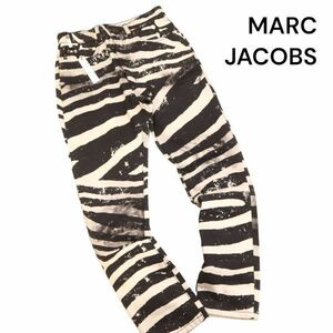 [Новый неиспользованный] Марк Джейкобс Марк Джейкобс 17SS Zebra Pattern ♪ Джинсовые брюки джинсы Sz.25 Ladies K4B00141_2#R