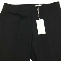 【新品 未使用】 HUGO BOSS ヒューゴボス 通年 フレア♪ ブーツカット スラックス パンツ Sz.36A　レディース 黒　K4B00161_2#P_画像3