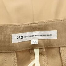 【新品 21SS】 23区 通年 ストレッチ♪ フレア スラックス パンツ Sz.32　レディース 小さいサイズ 未使用　K4B00168_2#R_画像8