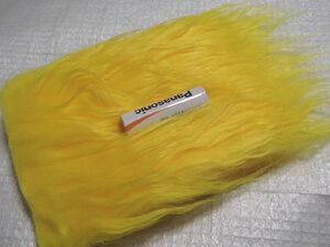 HARELINE ヘアライン Pseudo Hair スードゥー ヘアー yellow 黄 13x5cm フライ ストリーマー タイイング マテリアル