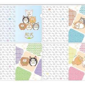 ★おそ松さん★松犬ストア限定/クリアファイル 4枚SET★新品未開封★