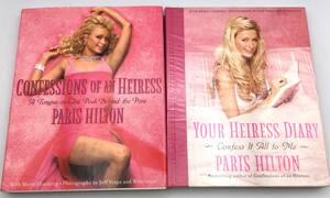 7971K☆洋書写真集　PARIS HILTON/パリス・ヒルトン　2冊セット　セレブファッション　ノート　日記 