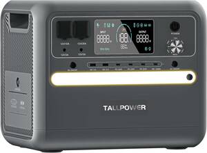  new goods TALLPOWER portable power supply 2400W high capacity 2160Wh/675000mAh Lynn acid iron lithium battery adoption 1.5 hour full charge AC2400W( moment maximum 4800W)