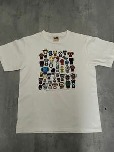 A BATHING APE BAPE マイロ Tシャツ Mサイズ アベイシングエイプ BAPESTA コラボ 都市限定 KAWS スター シャーク タイガー カモフラ カウズ