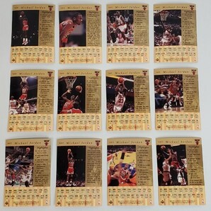 Michael Jordan Upper Deck Gatorade Promo Complete 12-Gold Card Jumbo Setの画像2