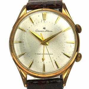 1円～ 【ジャンク/稼働品】CITIZEN (シチズン) 15708 CITIZEN Alarm 手巻 ヴィンテージ (K-TY701）