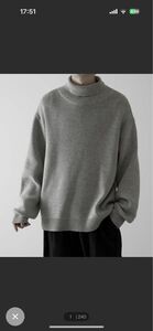 RUUBON relax turtle neck knit / リラックス タートルネック ニット