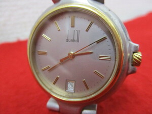 H【17248】 ★ dunhill クオーツ ミレニアム メンズ (6QYTM/233148） 腕時計 ★ ダンヒル 電池式 ジャンク品