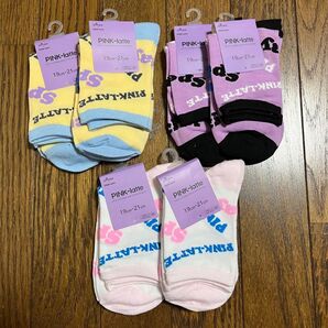 ⑥DAISO Kids レギュラー ソックス 19〜21cm 6足セット