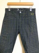 OAKLEY GOLF SKULL 3D PANT オークリー ゴルフ スカル パンツ ボトムス チェック柄 サイズ31 421828JP_画像3