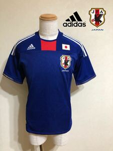 adidas JFC アディダス サッカー 日本代表 2010-2011 ホーム ユニフォーム 革命に導く羽 トップス サイズM 半袖 侍ブルー JD1039