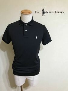 【良品】 Polo Ralph Lauren ポロ ラルフローレン パフォーマンス ドライポロシャツ トップス サイズS 半袖 黒 170/92A