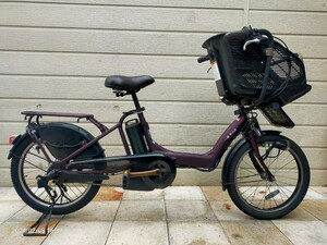  Yamaha PAS Kiss Pas Kiss Mini PA20KXL electric bike 20 -inch 2015 year interior 3 step shifting gears ( battery with charger ) service being completed bicycle E3020802