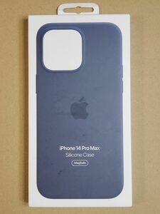 訳 Apple 純正品◆iPhone 14 Pro Max Silicone Case with MagSafe - Storm Blue シリコーンケース -ストームブルー アップル【並行輸入品】