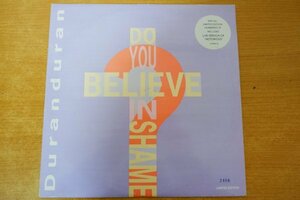 C3-091＜10inch/UK盤＞Duran Duran / Do You Believe In Shame?