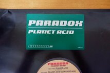 C3-335＜12inch/美盤＞Paradox / Planet Acid_画像2