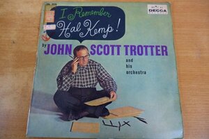 F3-293＜10inch＞ジョン・スコット・トロッター楽団 / ハル・ケンプの思い出