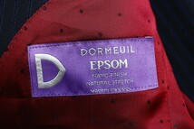 新品 オンワード樫山 Selflex/セルフレックス 日本製 春夏 英国ドーメル/DORMEUIL EPSOM スリーピース スーツAB5/やや幅広M/濃紺/18.5万_画像4