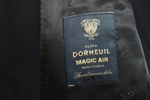 新品 オンワード樫山 DORMEUIL IDENTITY 春夏 日本製 英国ドーメル/DORMEUIL MAGIC AIR モヘヤ混 スリーピース スーツA6/L/濃紺/32.5万_画像4