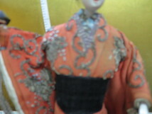 :即決【人形館】「江戸時代は有る人形C-88」衣装人形・市松人形.雛人形〝衣〟_画像4