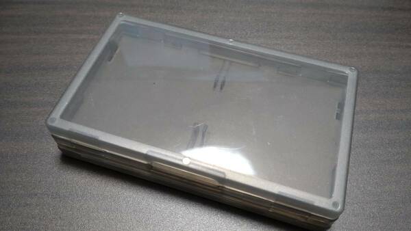 【新品未使用】ゲームボーイ ゲームボーイカラー ソフトケース clear black ソフト4本収納可能 ips #0132