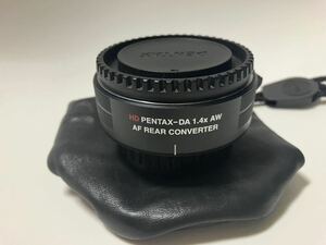 ペンタックス　リアコンバーター　HD PENTAX-DA AF REAR CONVERTER 1.4x AW 箱無し 革ポーチ付き