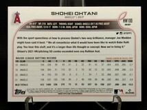 大谷翔平 '22ホリデー2枚セット 【2022 TOPPS HOLIDAY SHOHEI OHTANI HW100 METALLIC SNOW & SP VARIATION】 エンジェルス ドジャース_画像5