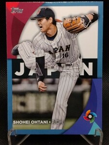 大谷翔平 青パラ【2023 TOPPS SERIES 2 WORLD BASEBALL CLASSIC STARS WBC-11 SHOHEI OHTANI】 侍ジャパン エンジェルス ドジャース レア