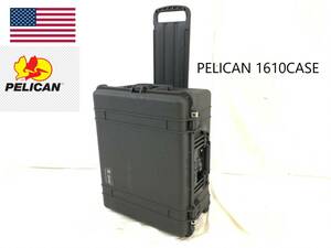 【米軍放出品】ハードケース ツールボックス ペリカン/Pelican 1610CASE キャリーケース 道具箱 キャスター付 (160) HB6CK-2#24