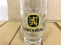 【米軍放出品】☆未使用品 ビールジョッキ 24個 360ml コップ LOWENBRAU/レーベンブロイ アサヒビール (120) ☆AB5JK-W#24_画像6