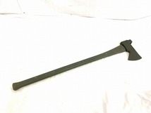 米軍放出品☆斧 薪割り斧 アックス 大きいオノ 87.5cm キャンプ アウトドア MAX Military Multi Purpose AX(120) AB9KK-2-W#24_画像1