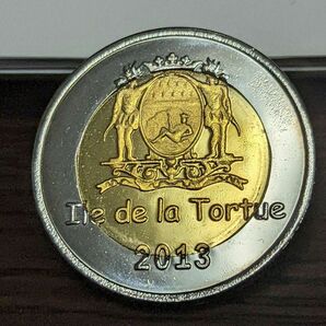 トルチュー島 トルトゥーガ島 ハイチ領 4Escalin 記念硬貨 カリブ海 コイン 硬貨 t256-07v