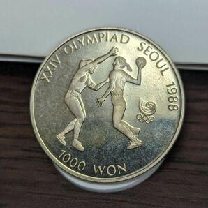 第24回 ソウル オリンピック プルーフ ハンドボール 韓国 記念硬貨 コイン 五輪 硬貨 k405-05v