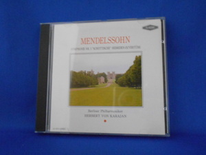 CD/MENDELSSOHN メンデルスゾーン/交響曲第3番イ短調OP.56「スコットランド」 序曲「フィンガルの洞窟」OP.26/中古/cd19782