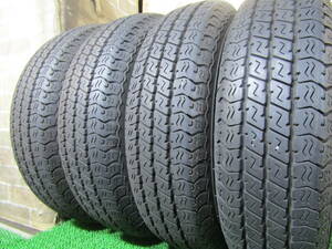 札幌発☆最落なし★溝有り!ヨコハマ SUPER VAN 356 145/80R12 80/78N LT 4本 売切り