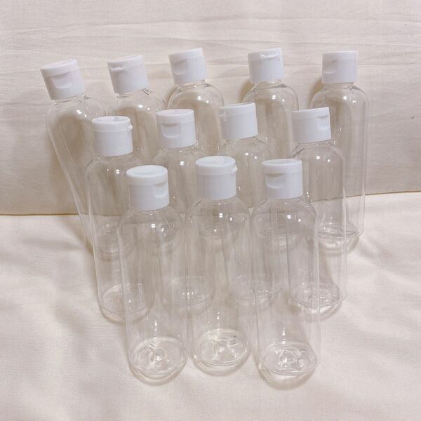 12個 分けボトル トラベルボトル 透明 100ml 詰替え容器 小瓶 小型ボトル ボトル トラベル