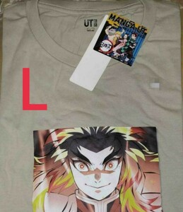 新品 ユニクロ 鬼滅の刃 Tシャツ 煉獄杏寿郎【Lサイズ】