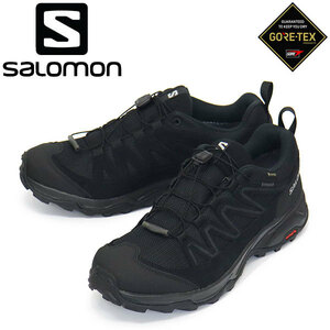 Salomon (サロモン) L47180400 X WARD LEATHER GORE-TEX レザーハイキングシューズ Black x Black x Black SL029 27.5cm